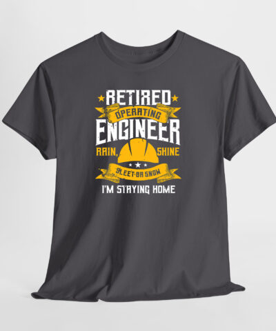 Retired Operating Engineer 2 Unisex Tişört - Görsel 4