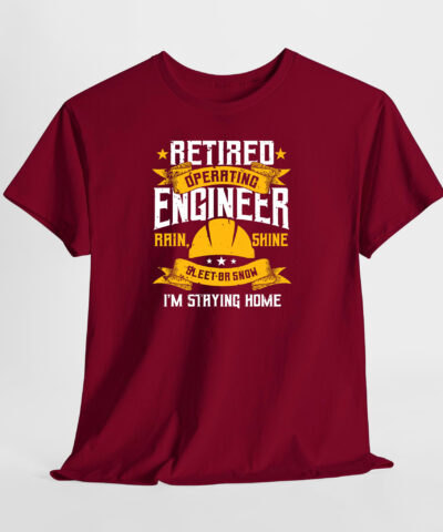 Retired Operating Engineer 2 Unisex Tişört