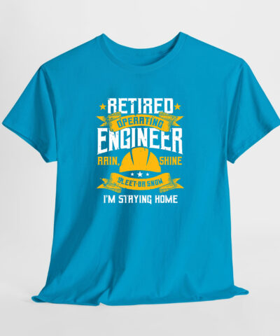 Retired Operating Engineer 2 Unisex Tişört - Görsel 9