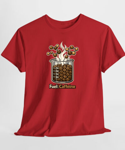 Fuel: Caffeine Unisex Tişört - Görsel 5