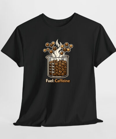Fuel: Caffeine Unisex Tişört - Görsel 8