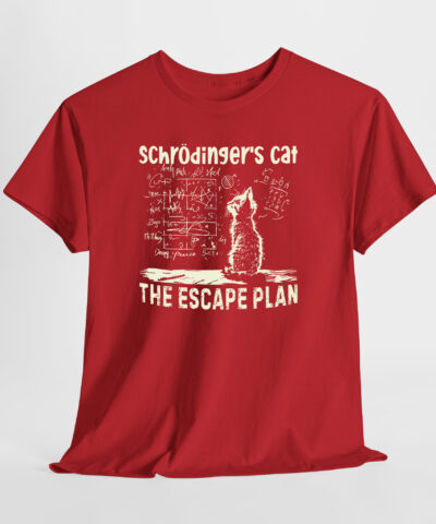 Schrödinger's Cat The Escape Plan Unisex Tişört - Görsel 8