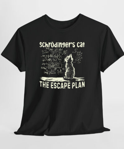 Alternative view of Schrödinger's Cat The Escape Plan Unisex Tişört