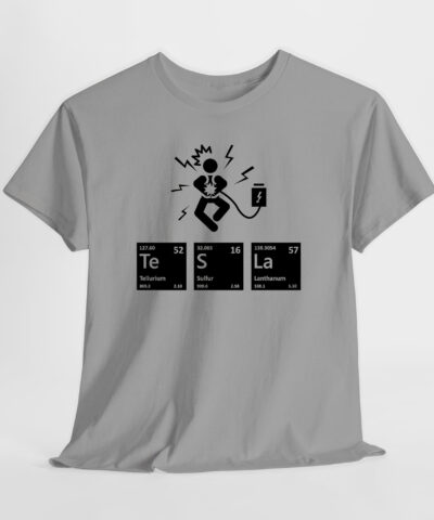 Tesla Element Te S La Unisex Tişört - Görsel 8