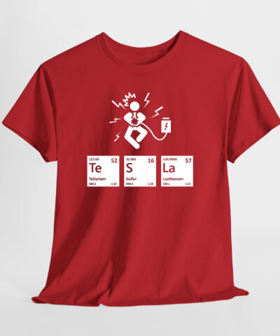 Tesla Element Te S La Unisex Tişört - Görsel 3
