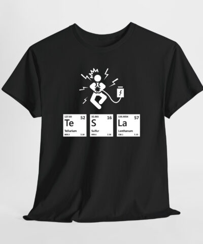 Tesla Element Te S La Unisex Tişört - Görsel 6