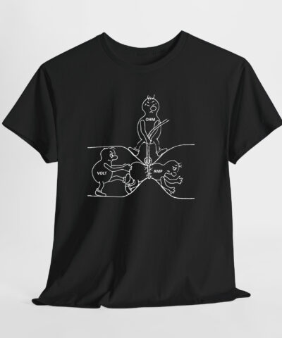 Ohm Volt Amper Unisex Tişört - Görsel 9