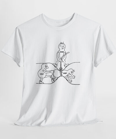 Ohm Volt Amper Unisex Tişört - Görsel 3