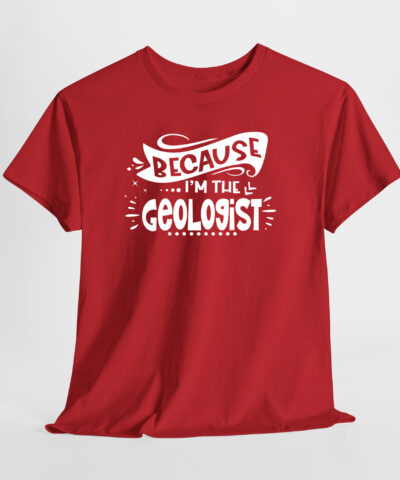 Because I'm The Geologist Unisex Tişört - Görsel 5