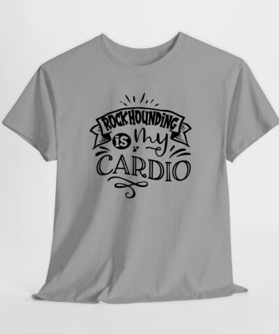 Rockhouding is My Cardio Unisex Tişört - Görsel 3