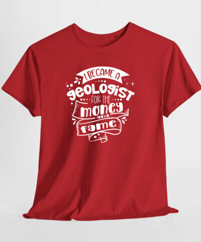 I Became a Gologist For The Money and Fame Unisex Tişört - Görsel 5