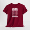 Geologist Nutrition Facts Unisex Tişört