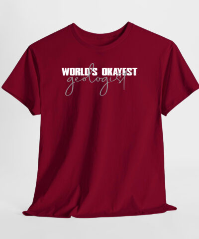 World's Okayets Geologist Unisex Tişört - Görsel 4
