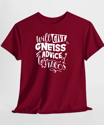 Will Give Gneiss Advice for Tacos Unisex Tişört