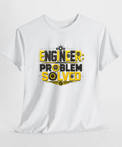 Alternative view of Engineer Problem Solved Unisex Tişört