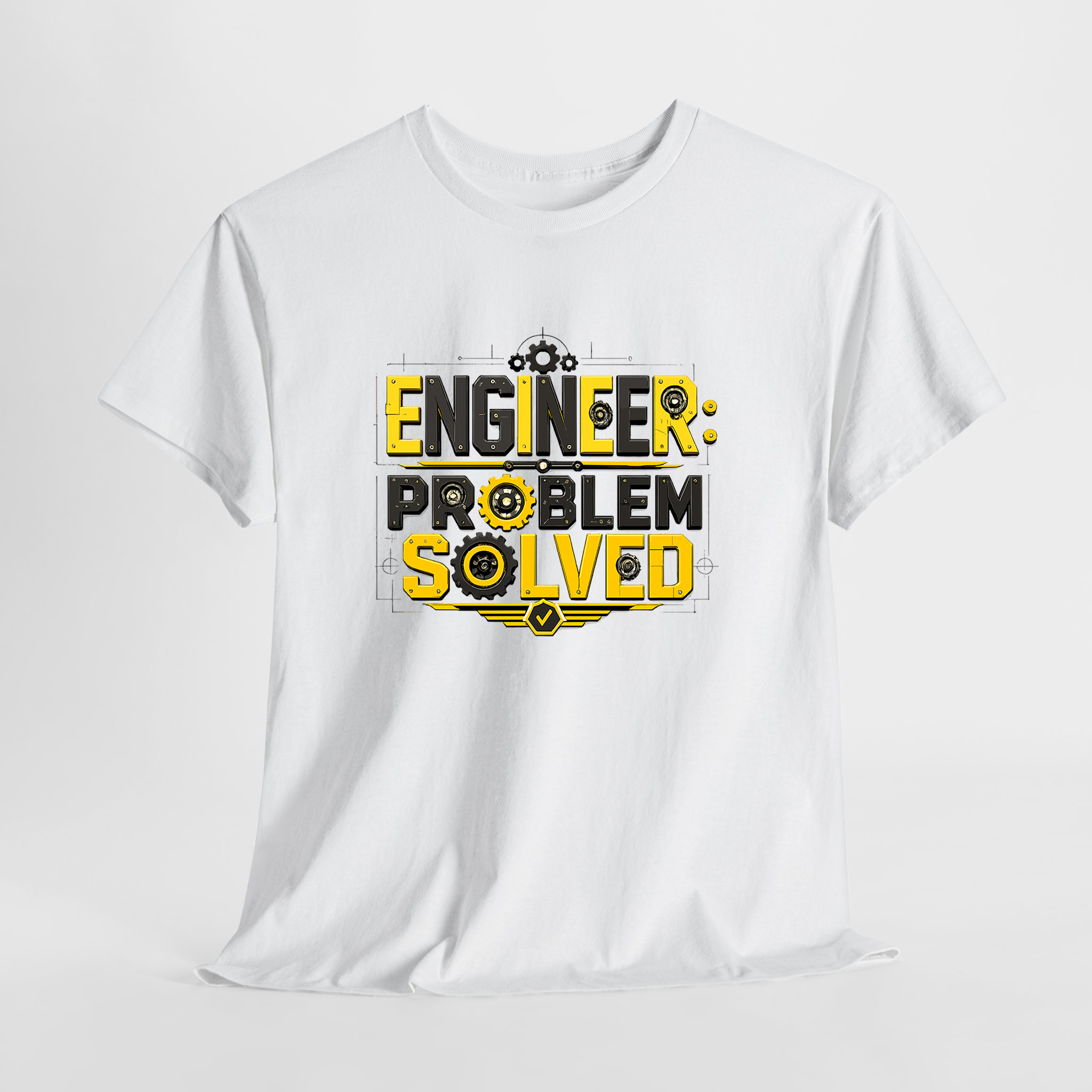 Engineer Problem Solved Unisex Tişört - Görsel 2