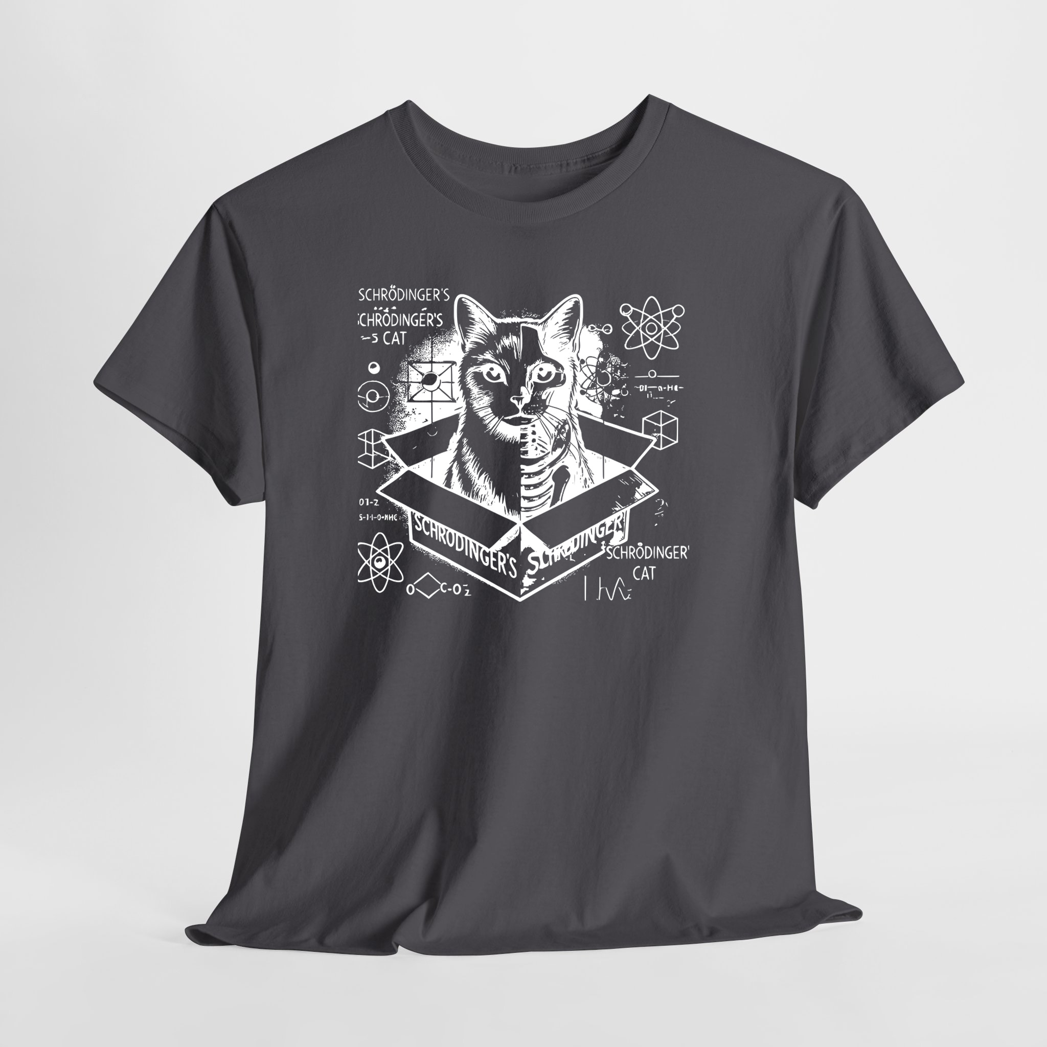 Schrödinger's Cat Unisex Tişört - Görsel 4