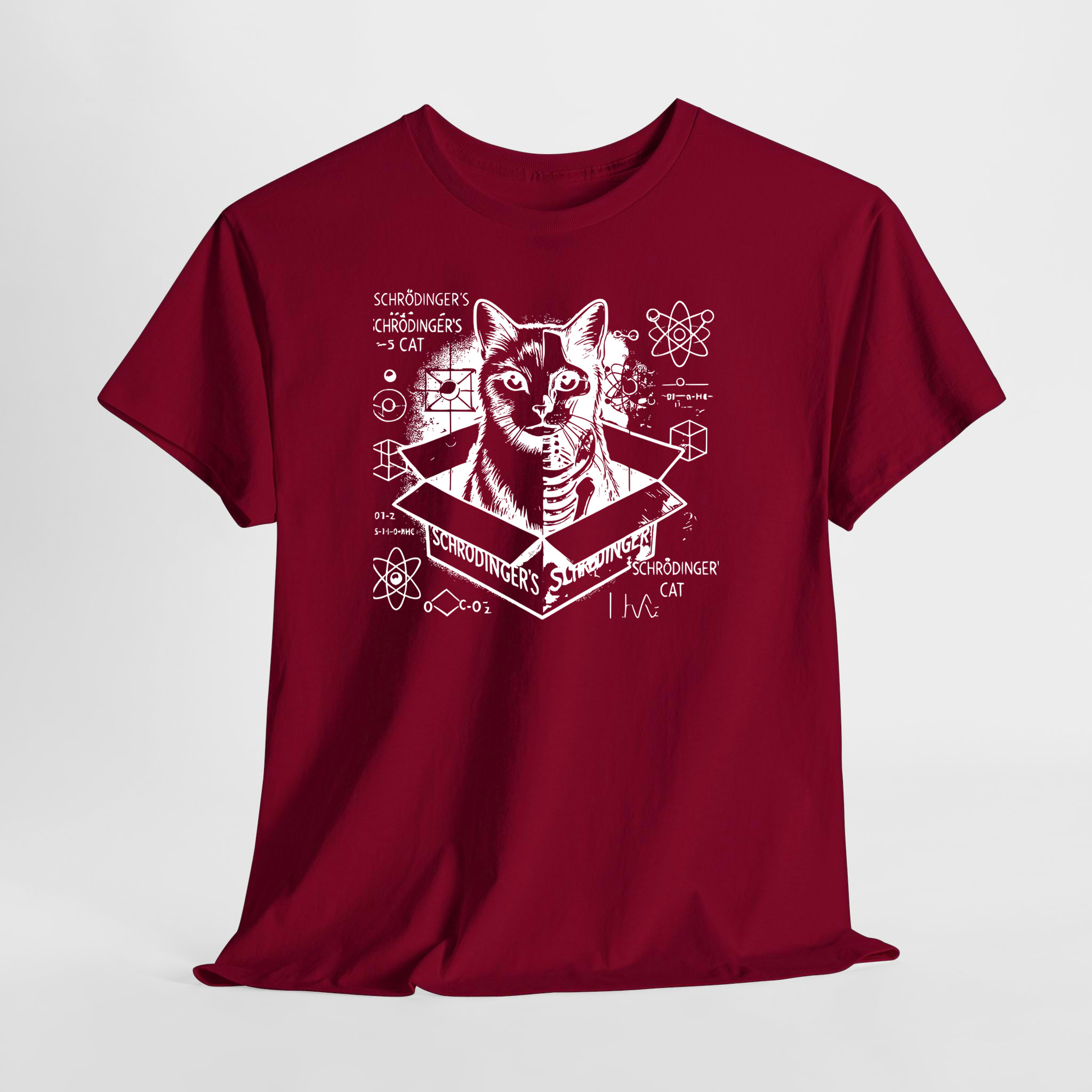 Schrödinger's Cat Unisex Tişört - Görsel 5