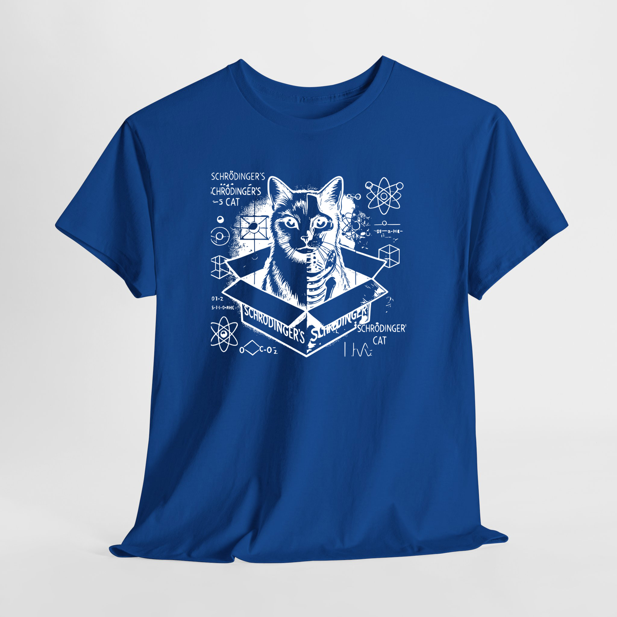 Schrödinger's Cat Unisex Tişört - Görsel 7