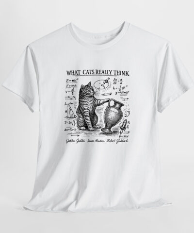 Alternative view of What Cats Really Think Unisex Tişört