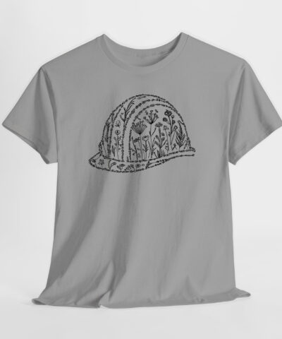 Alternative view of Çiçek Baret Unisex Tişört