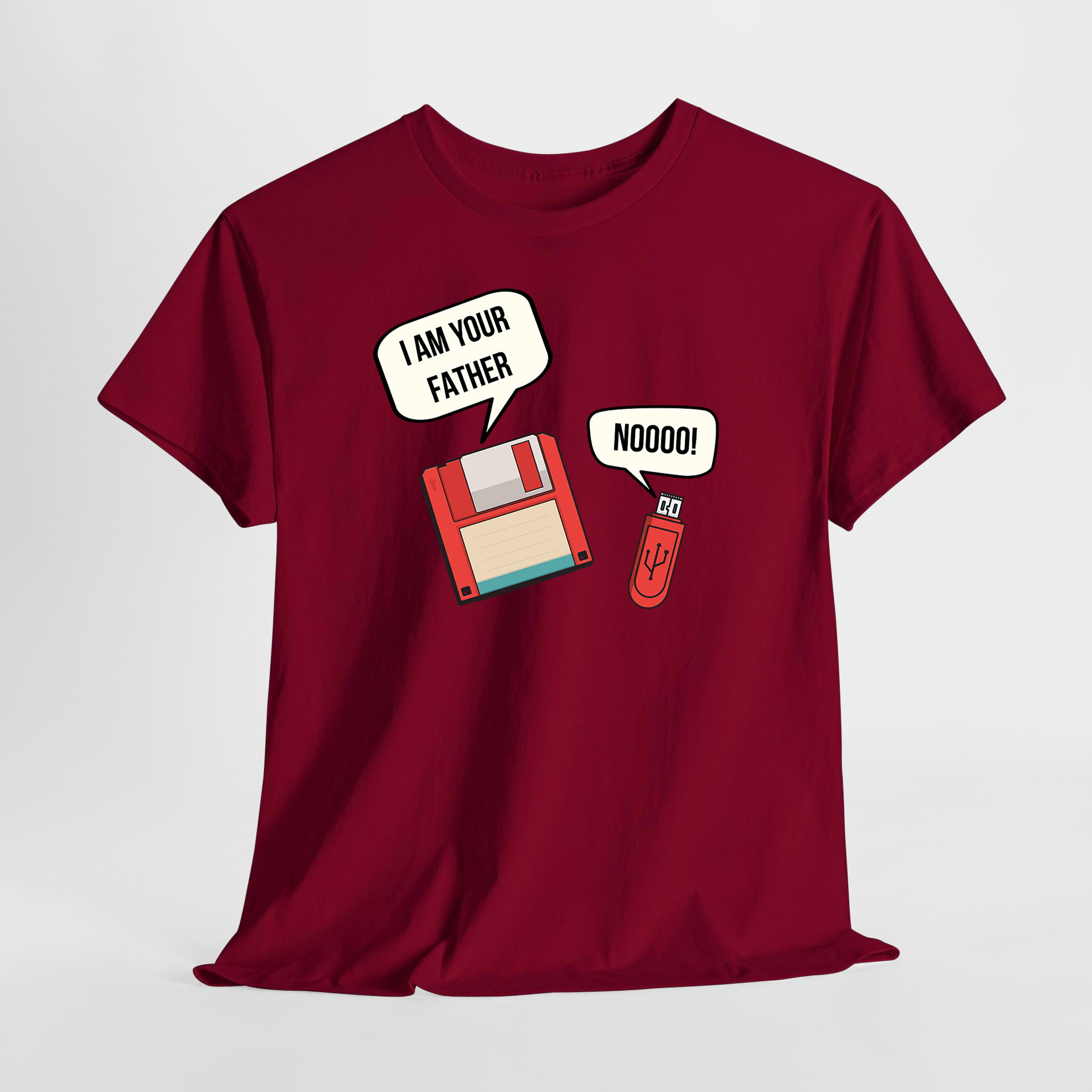 Disket ve Flash Bellek Unisex Tişört - Görsel 4