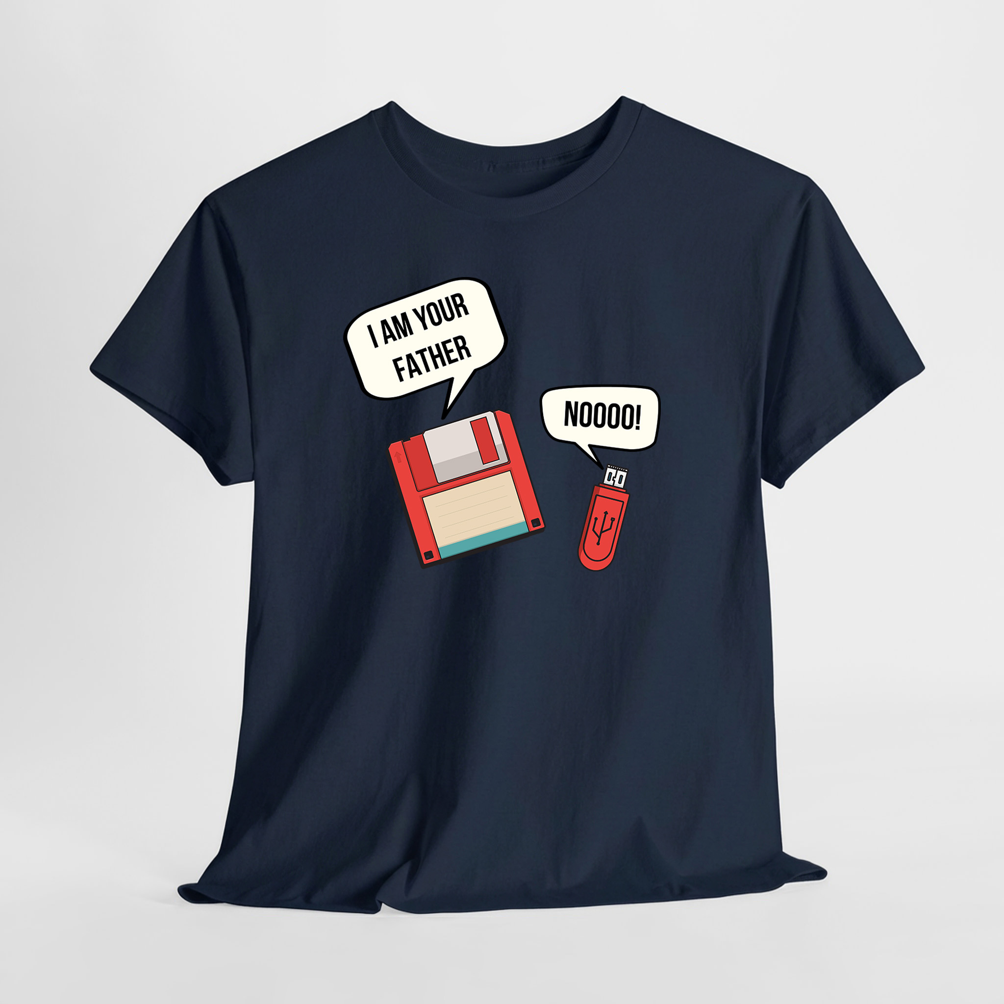 Disket ve Flash Bellek Unisex Tişört - Görsel 6