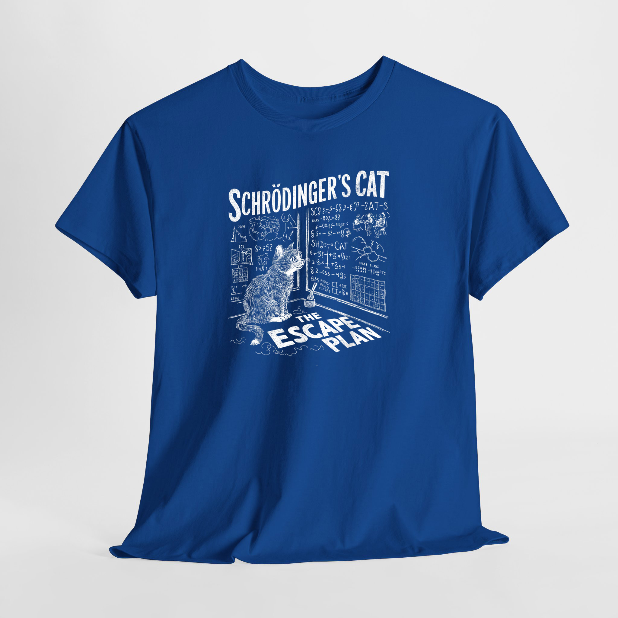 Schrödinger's Cat The Escape Plan Unisex Tişört - Görsel 7