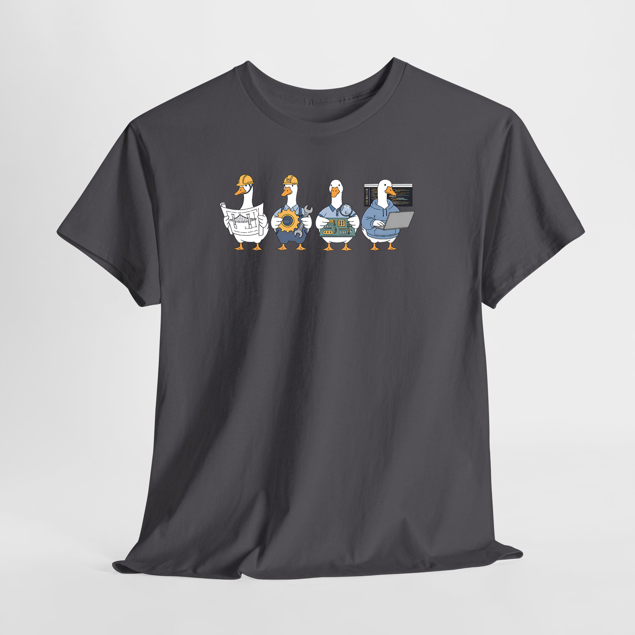 Engineer Goose Unisex Tişört - Görsel 4