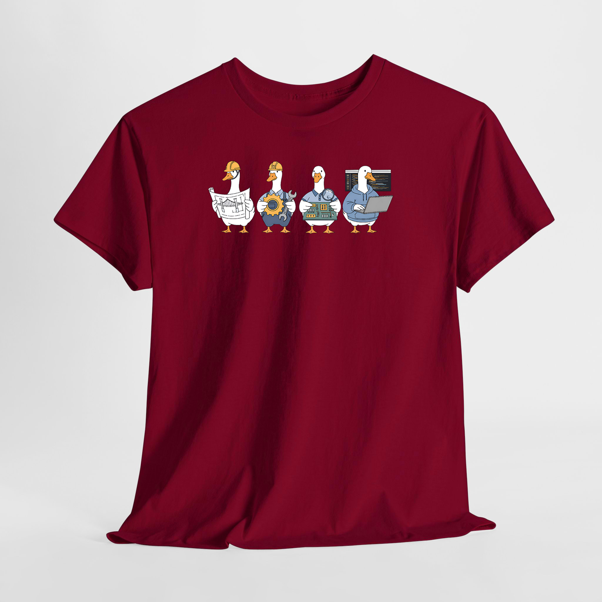 Engineer Goose Unisex Tişört - Görsel 5