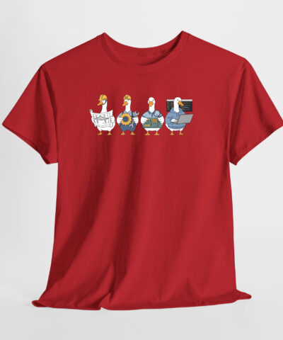 Engineer Goose Unisex Tişört - Görsel 6
