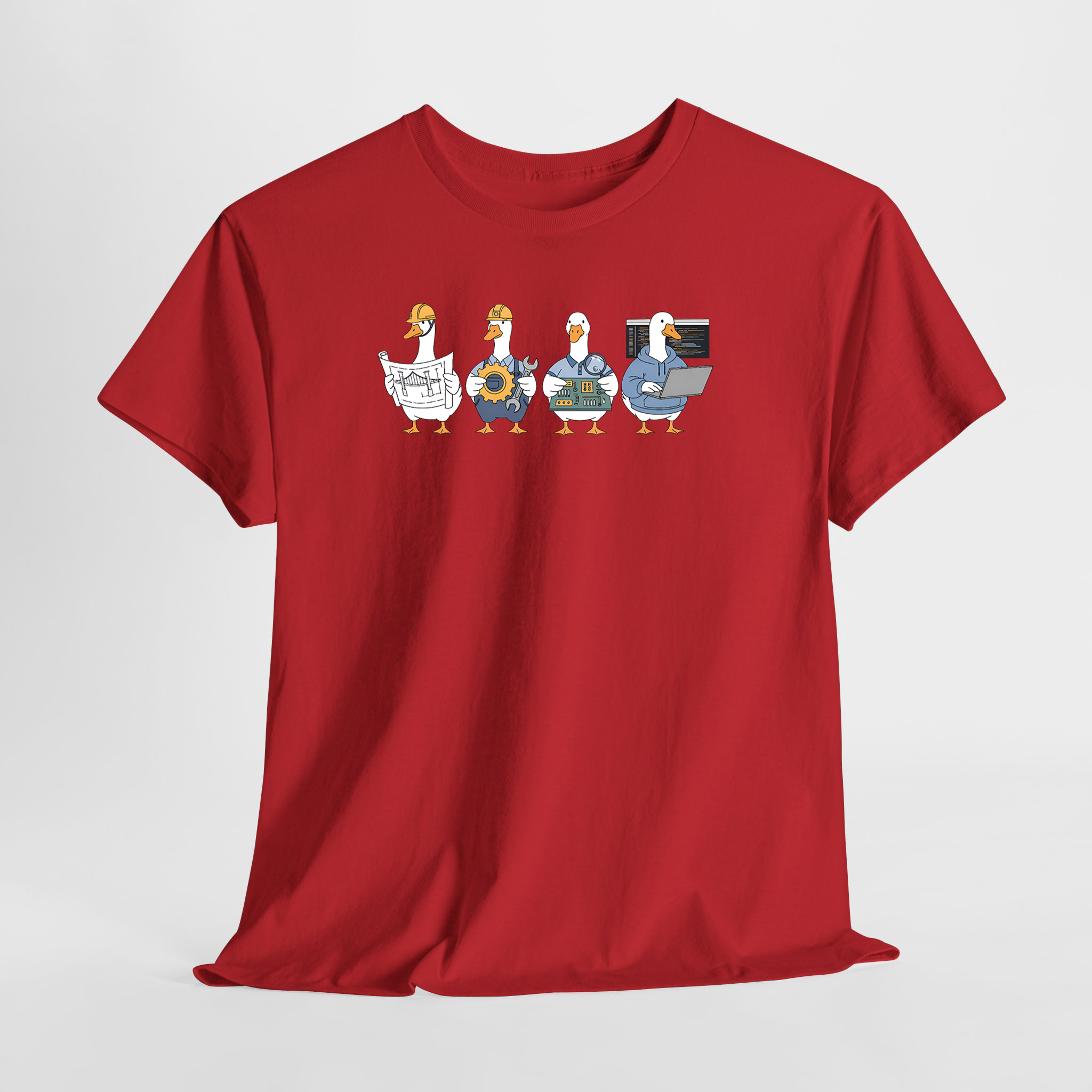 Engineer Goose Unisex Tişört - Görsel 6