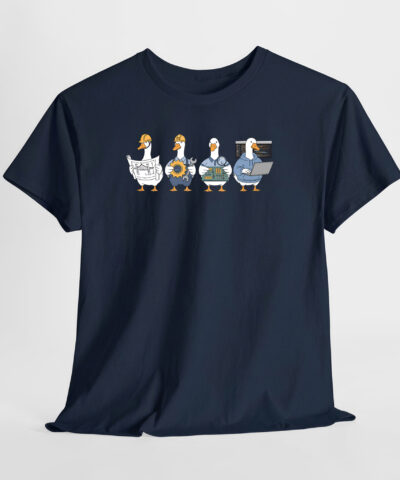 Engineer Goose Unisex Tişört - Görsel 7