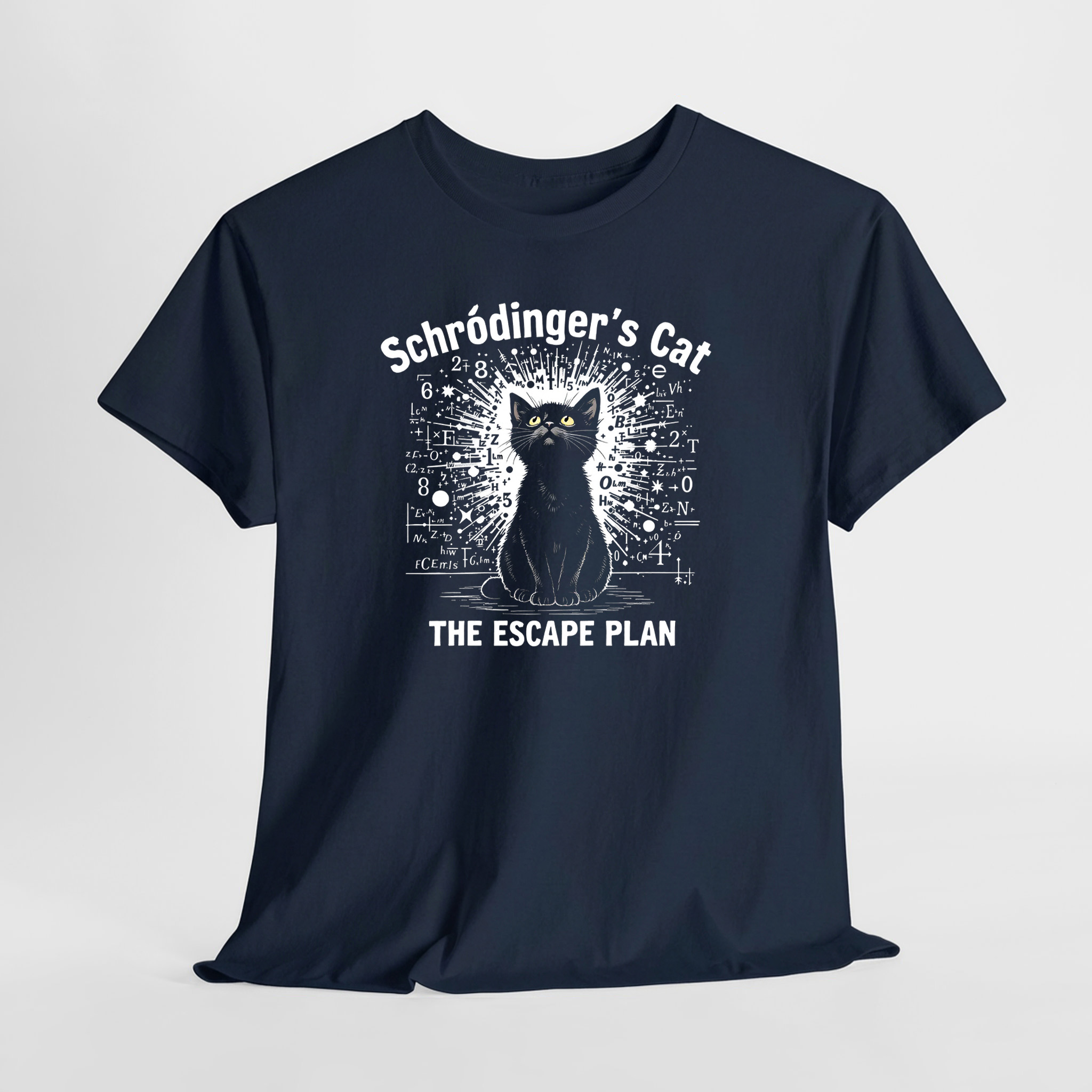 Schrödinger's Cat The Escape Plan Unisex Tişört - Görsel 7