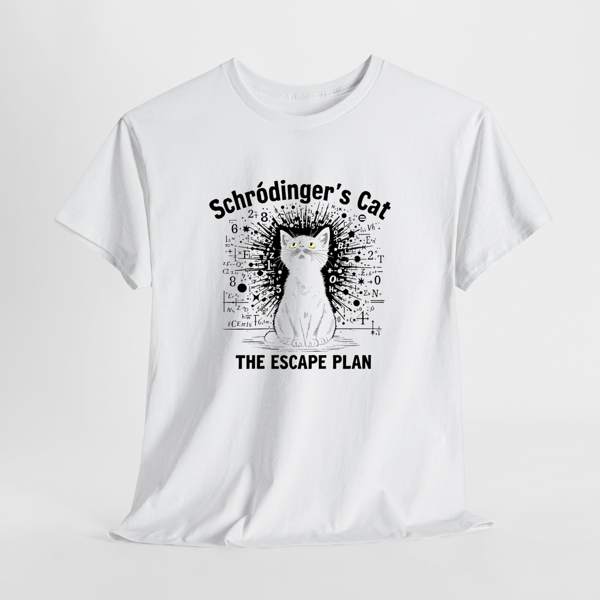 Schrödinger's Cat The Escape Plan Unisex Tişört - Görsel 2