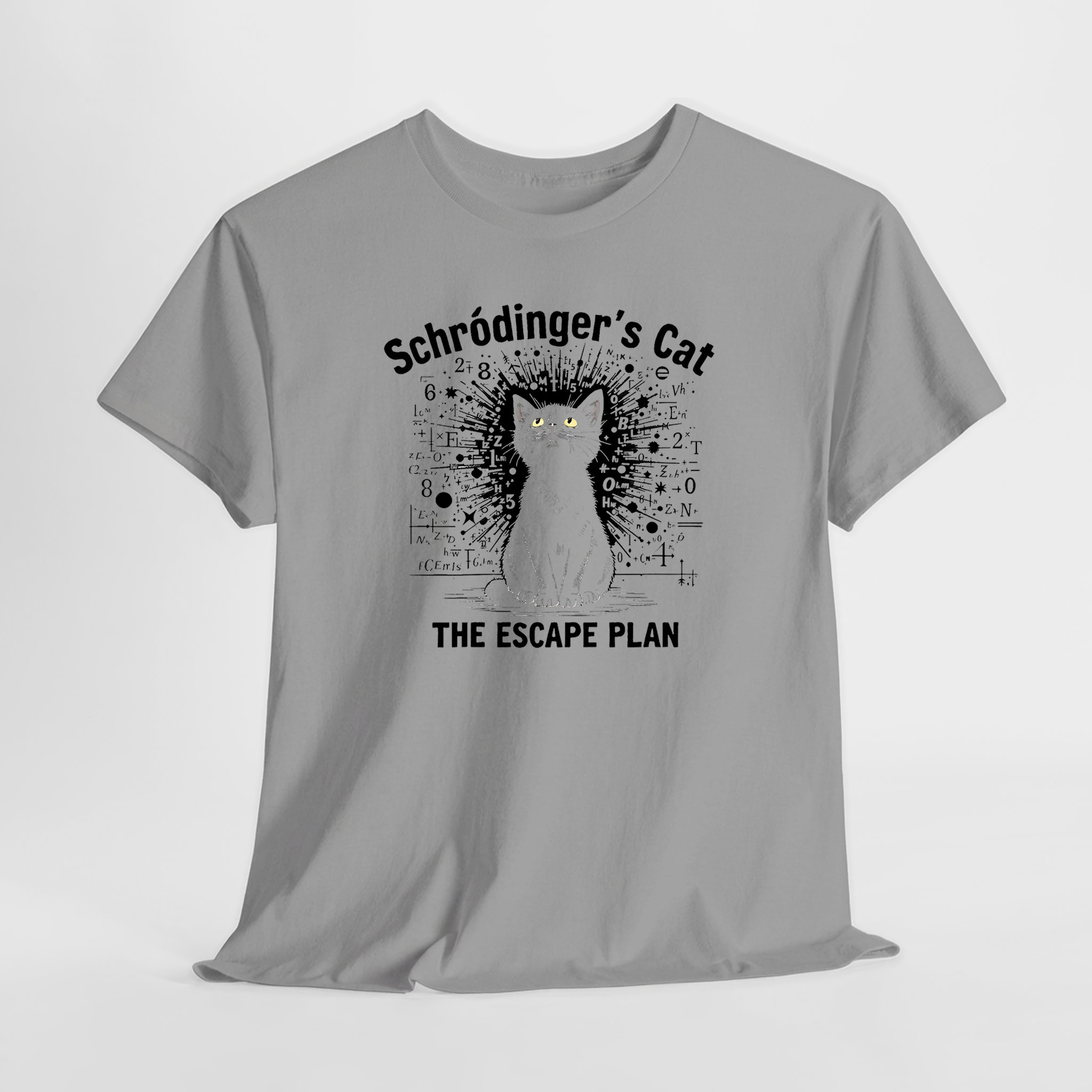 Schrödinger's Cat The Escape Plan Unisex Tişört - Görsel 3