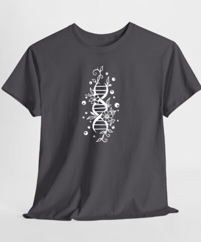 Çiçekli DNA Unisex Tişört - Görsel 6